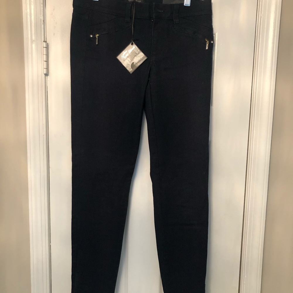 White House black market (saint honore collection)skinny Jean w/ ankle zippers